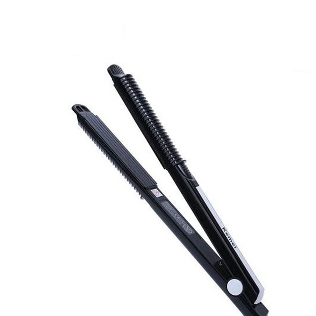 KM-2139 مكواة فرد الشعر - 220C - أسود