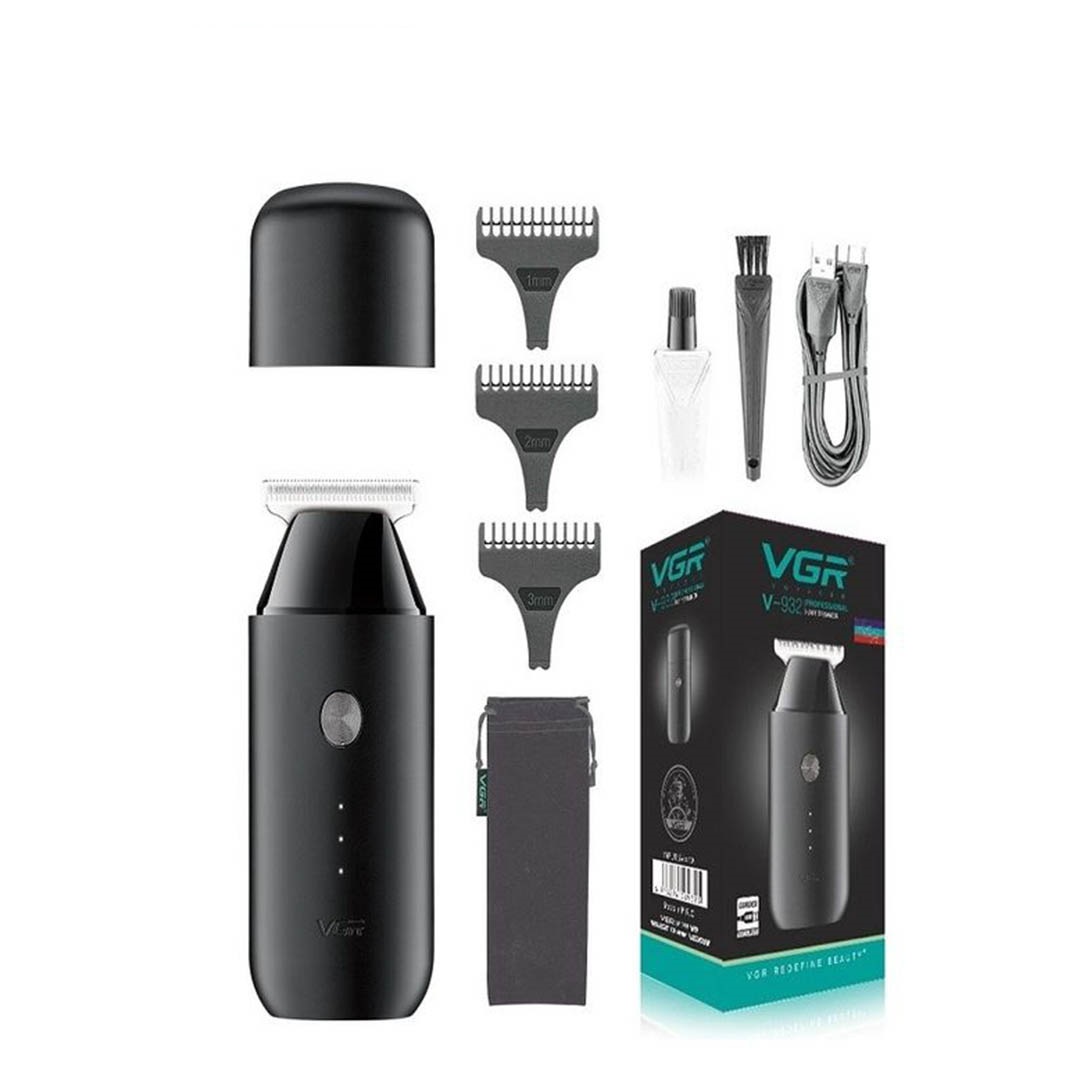 V-932 ماكينة حلاقة الشعر قابلة للشحن - أسود
