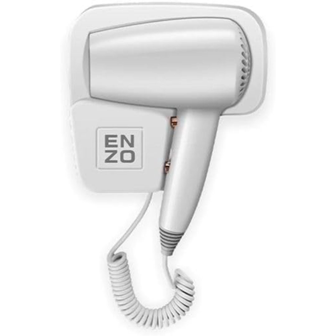مجفف شعر إنزو - أبيض - 1600 وات - 3 درجات حرارة - EN-6005