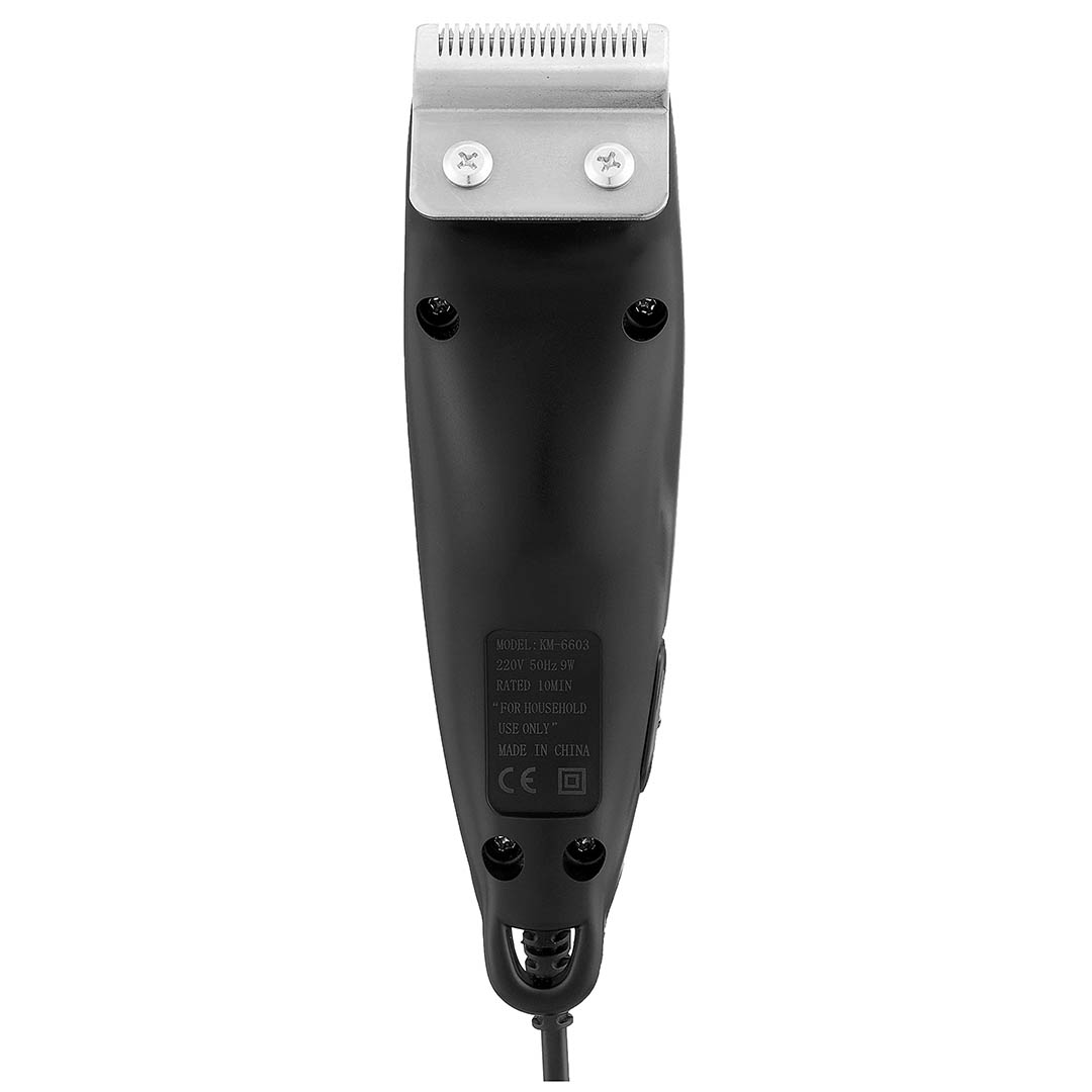 KM-6603 ماكينة حلاقة الشعر الكهربائية - أبيض