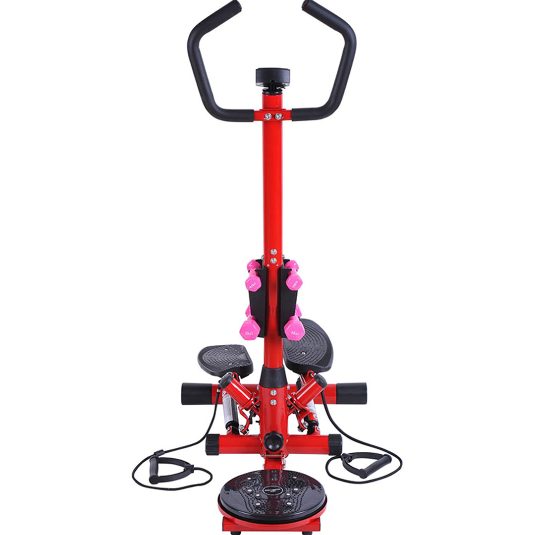 جهاز سوزير لتمارين الخصر مع دمبلز وجهاز دوار