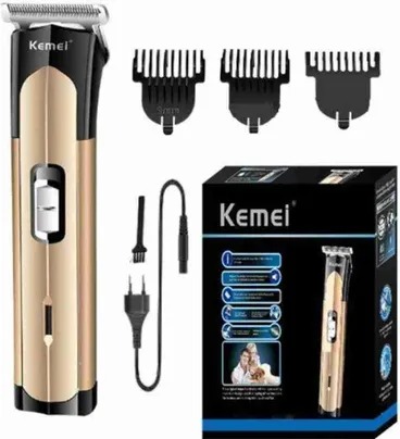 KM-723 ماكينة حلاقة الشعر قابلة لإعادة لشحن - ذهبي