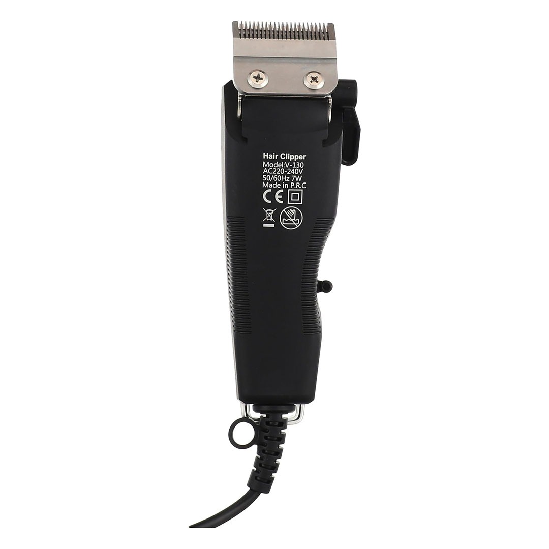 V-130 ماكينة حلاقة شعر إحترافية - أسود/فضي