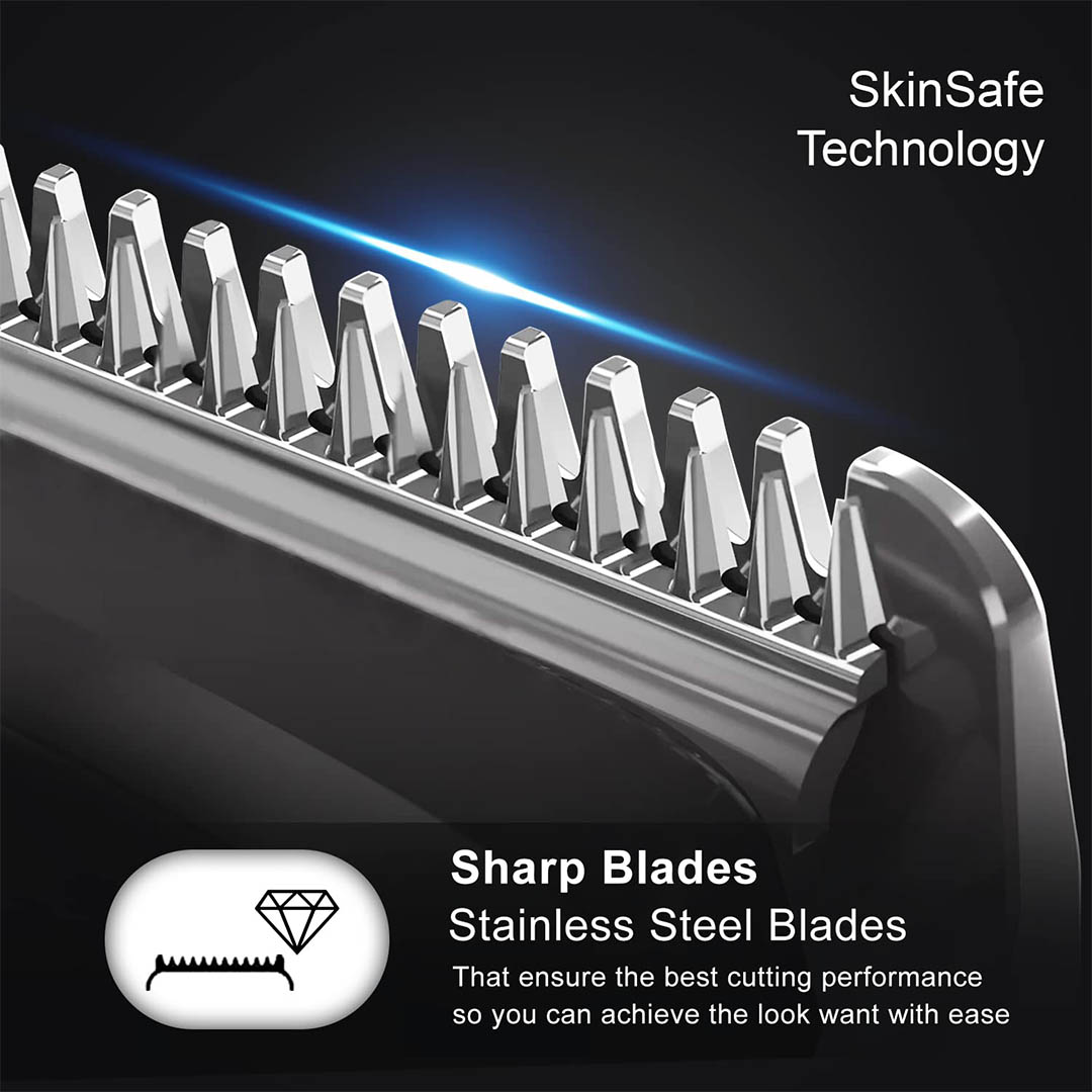 V-929 ماكينة حلاقة الذقن قابلة للشحن - أسود