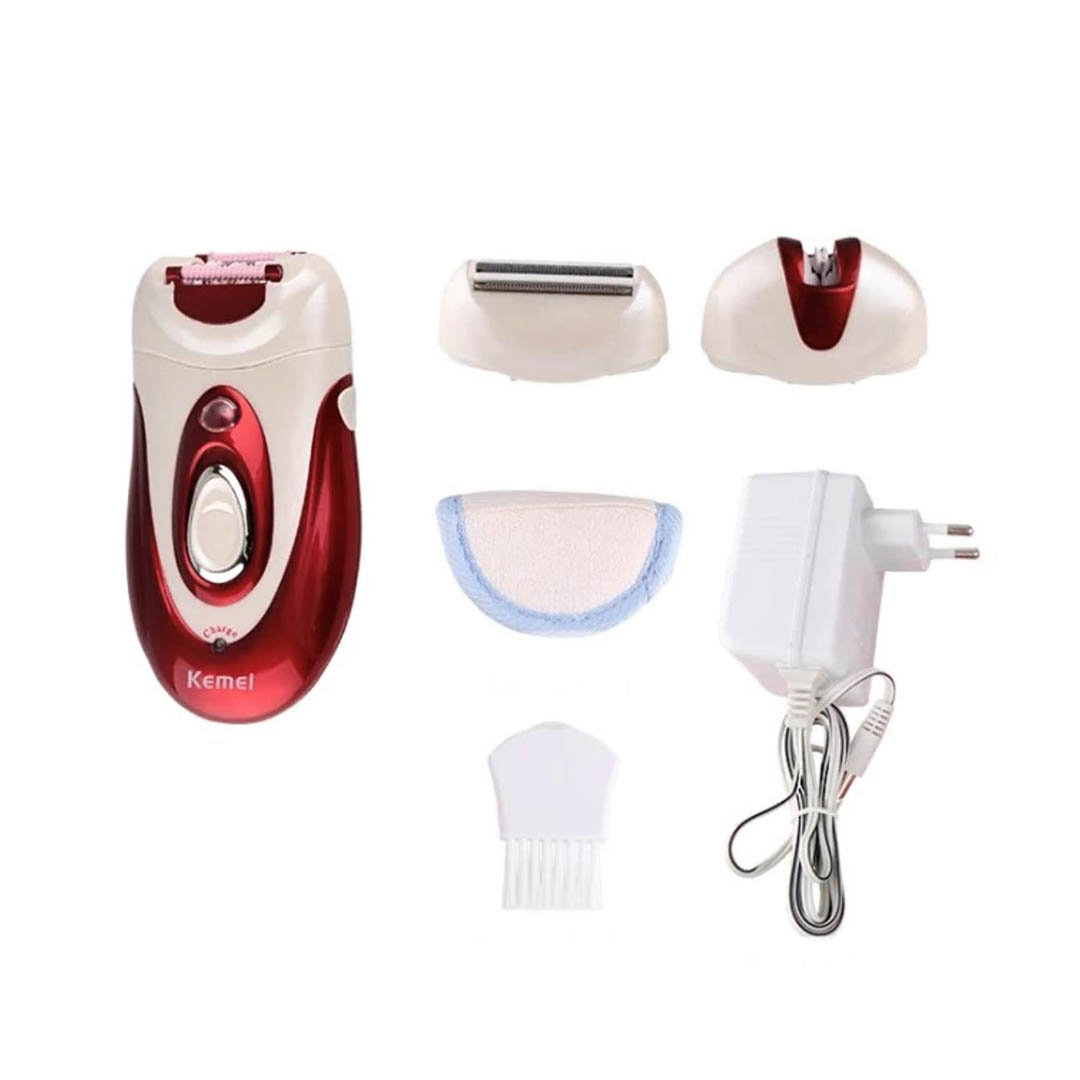 KM-1888 ماكينة ازالة الشعر للنساء - أحمر