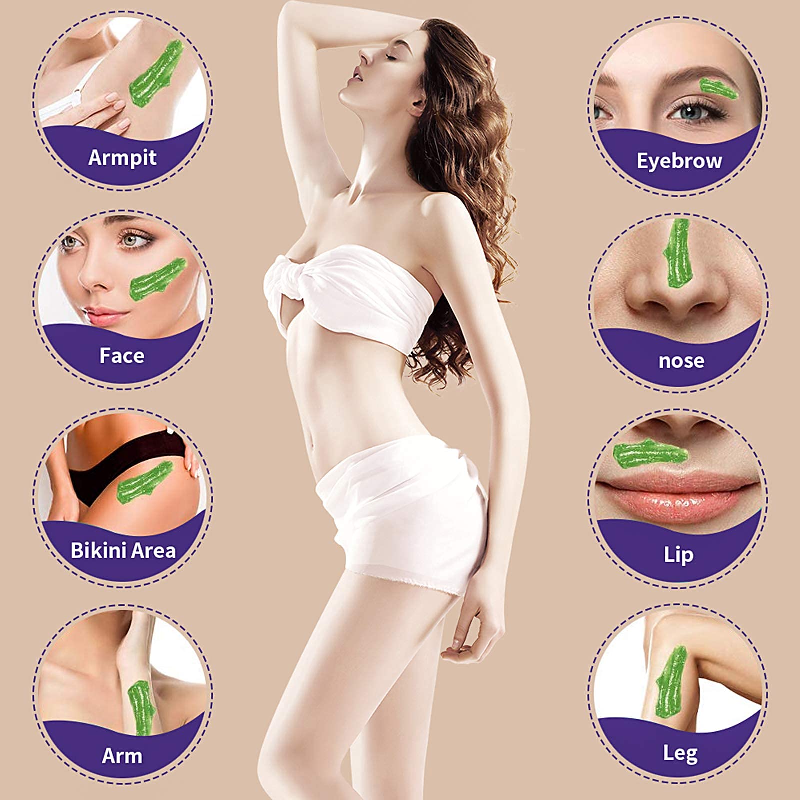 حبوب شمع صلبة بالورد - 500 جرام