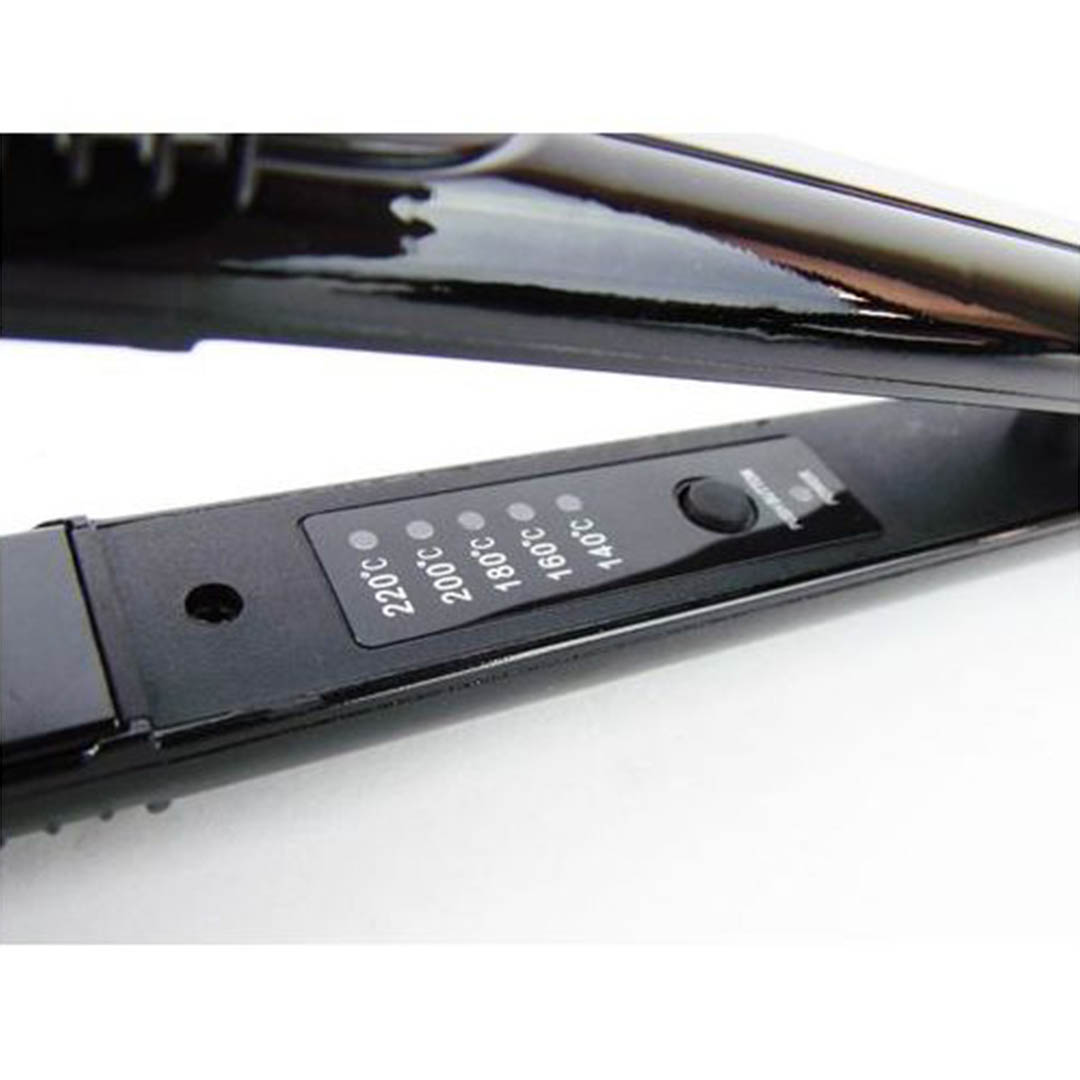 KM-2139 مكواة فرد الشعر - 220C - أسود