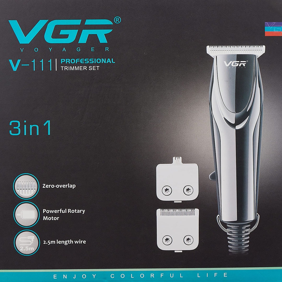 V-111 ماكينة حلاقة كهربائية - أسود