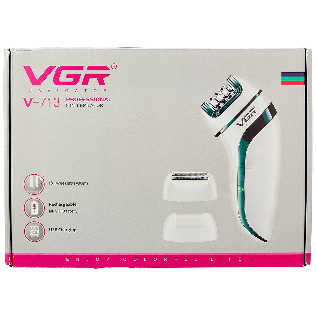 V-713 ماكينة إزالة الشعر - أبيض