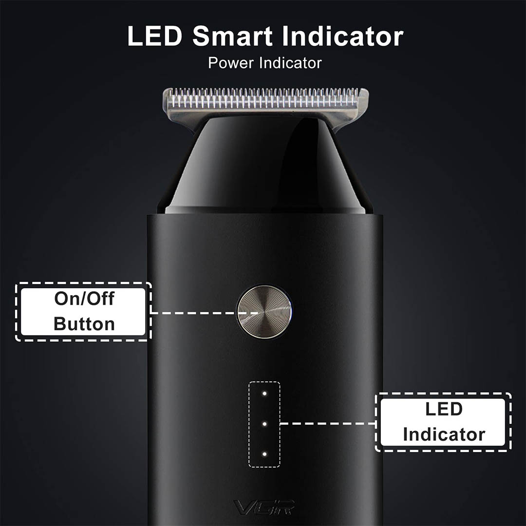 V-932 ماكينة حلاقة الشعر قابلة للشحن - أسود