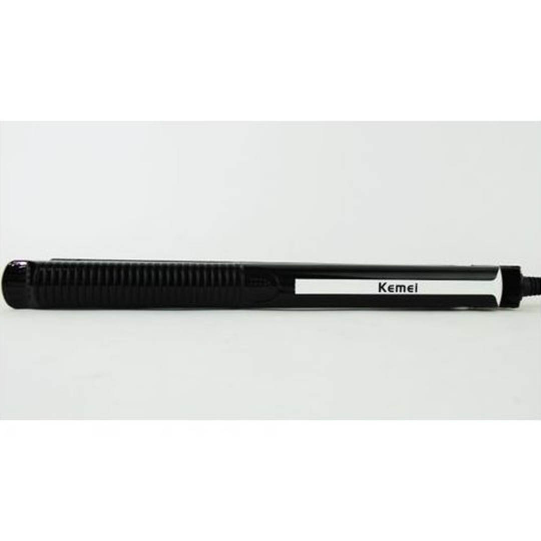 KM-2139 مكواة فرد الشعر - 220C - أسود