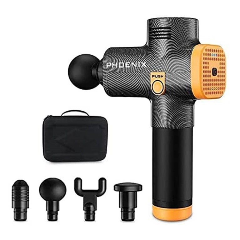 جهاز تدليك كهربائي - أسود/أصفر