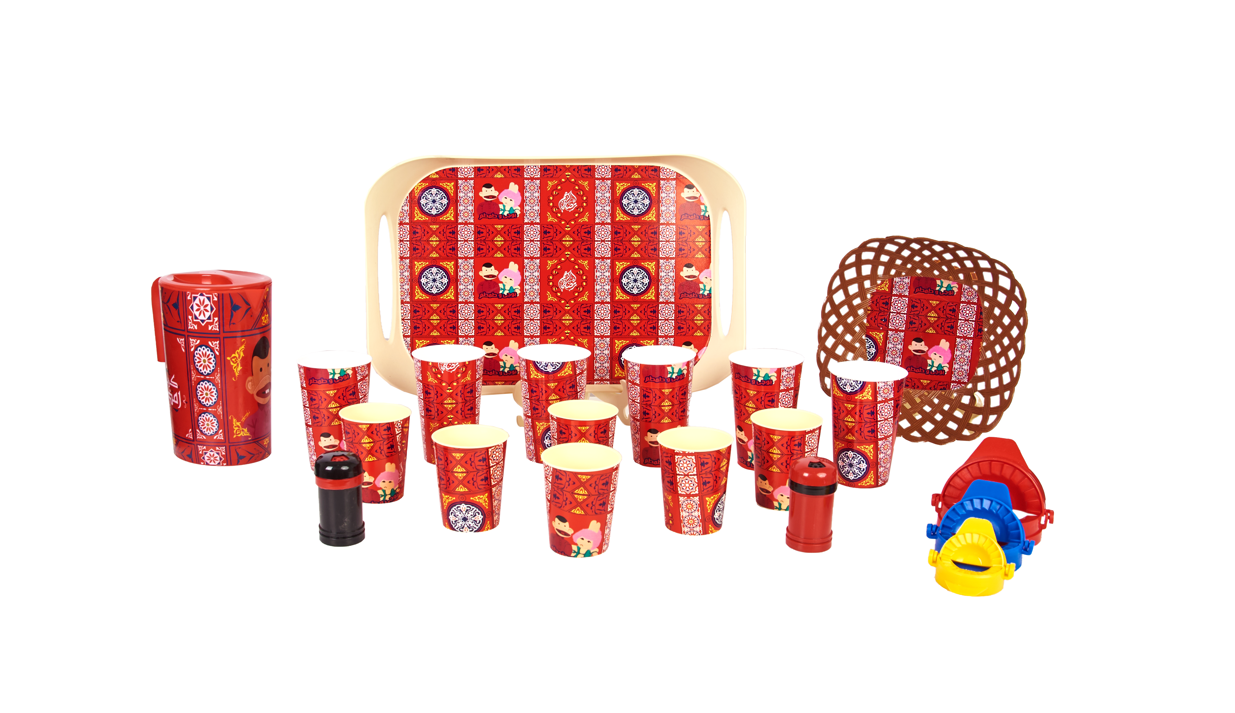 طقم تقديم بوجي و طمطم - 20 قطعة