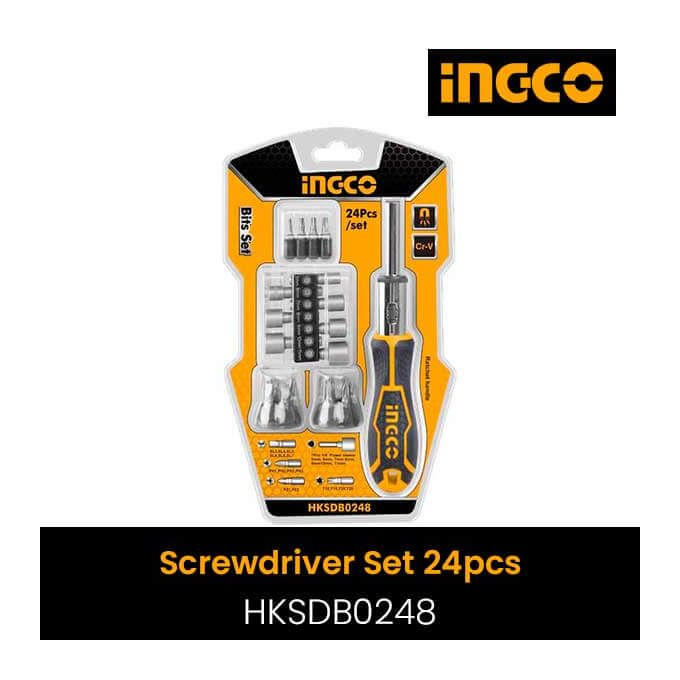 HKSDB0248 طقم مفكات - 24 قطعة