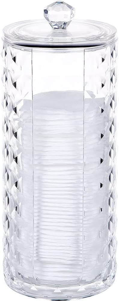 علبة تخزين قطن المكياج