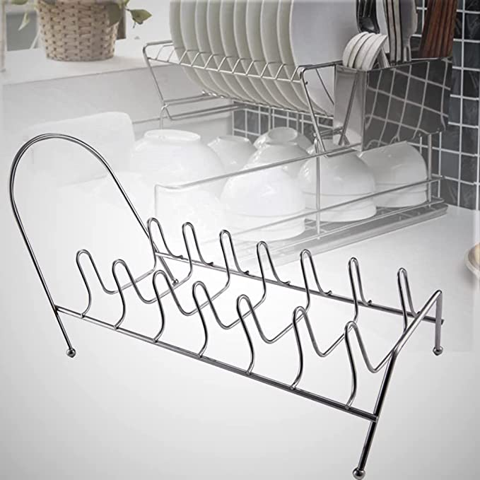 حامل أطباق الومنيوم - 2 قطعة