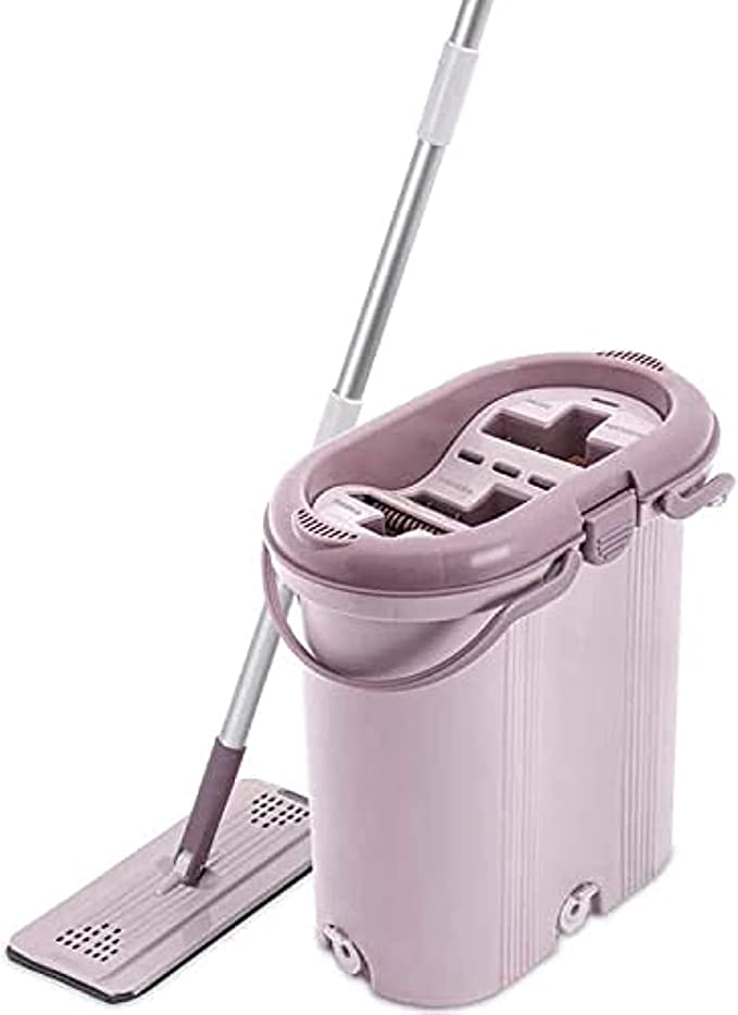 جردل و ممسحة ميكروفايبر - 14 لتر