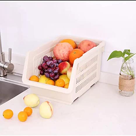 تربو منظم خضروات بلاستيك - 3 رف