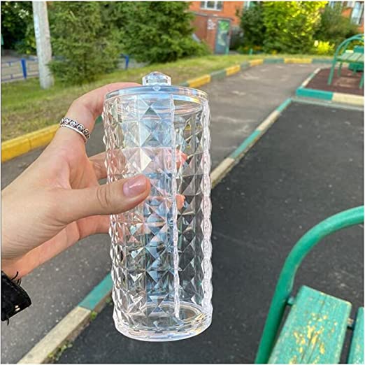 علبة تخزين قطن المكياج