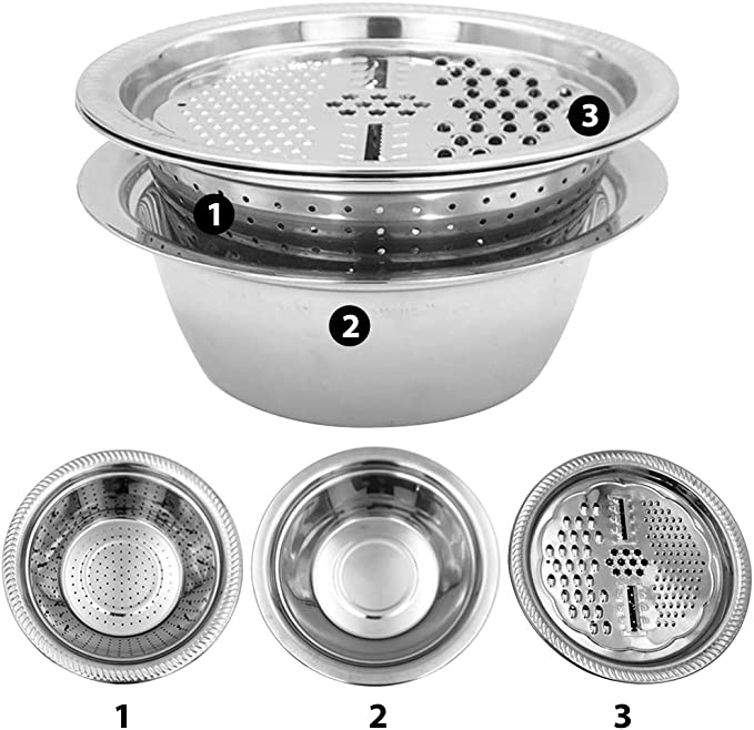 قطاعة خضروات متعددة الاستخدامات 3 في 1