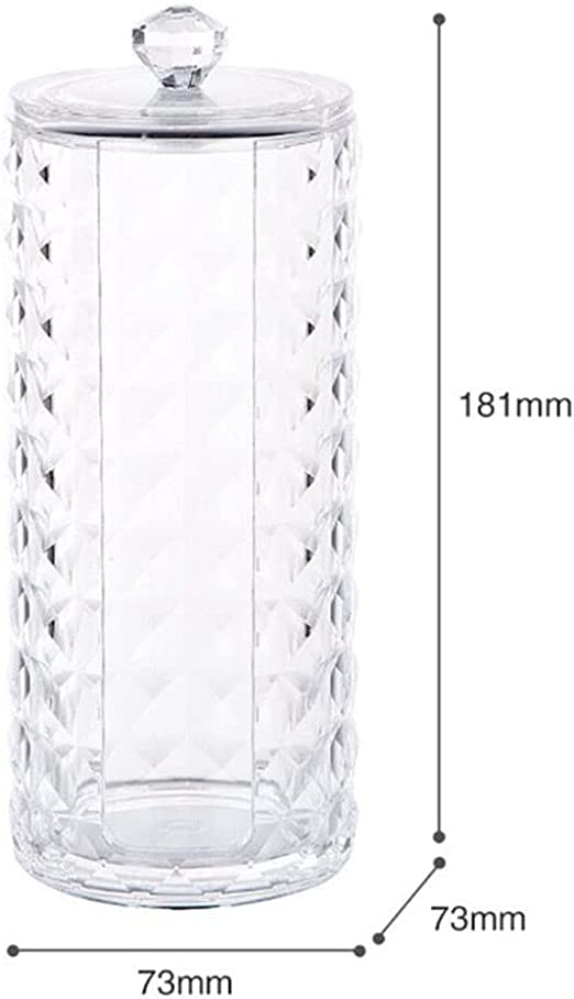 علبة تخزين قطن المكياج