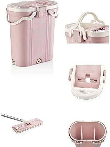 جردل و ممسحة ميكروفايبر - 14 لتر