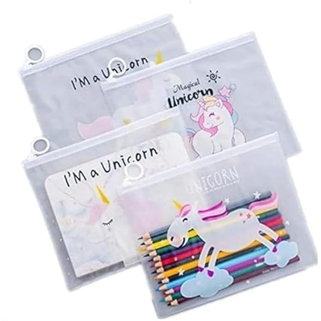 حقيبة مكياج شفافة - 10 قطع