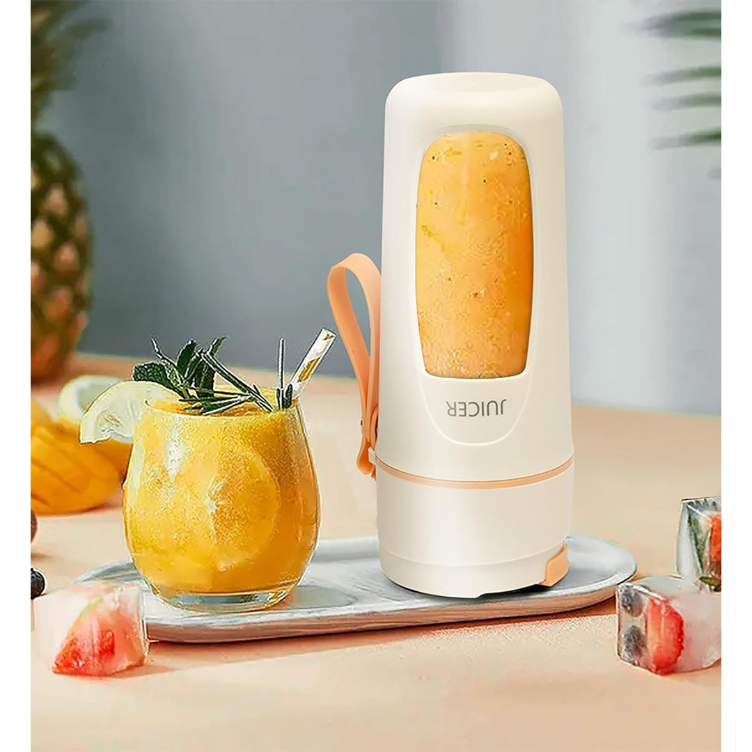 خلاط كهربائي محمول - 8 شفرات - 340 مللي - برتقالي