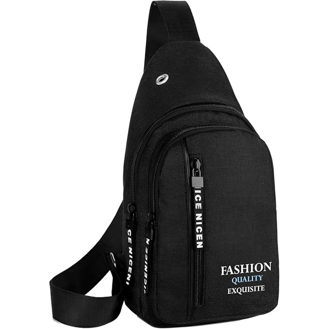 حقيبة صغيرة كروس بودي - أسود