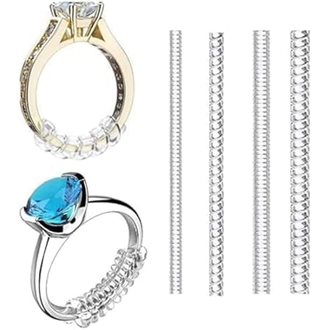 أدوات ضبط مقاس الخواتم المجوهرات - 4 قطع