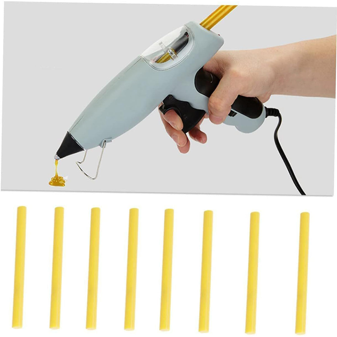 أعواد شمع البولي يوريثين الصفراء - 10 قطع