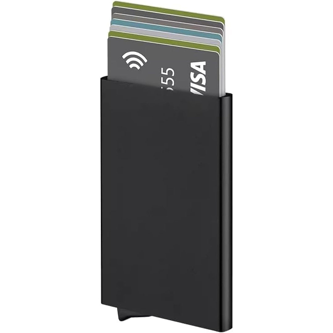 محفظة بطاقات معدنية مضادة للسرقة يتصميم رفيع