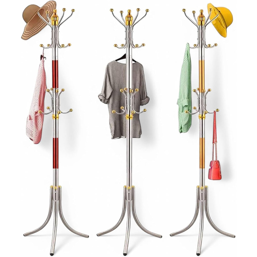 شماعة ملابس كلاسيك من الفولاذ - 16 هوك