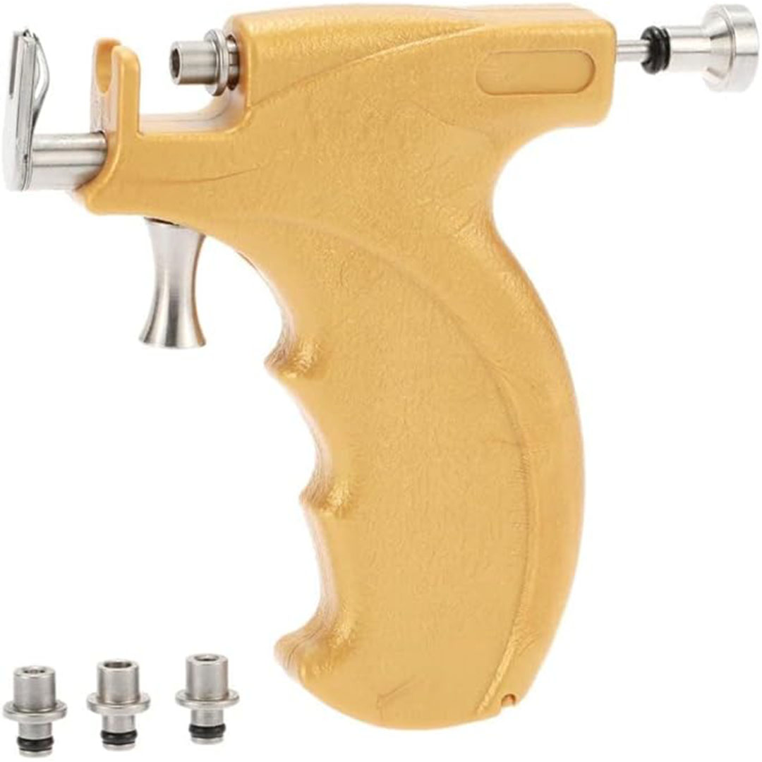 جهاز ثقب الأذن والأنف - ذهبي