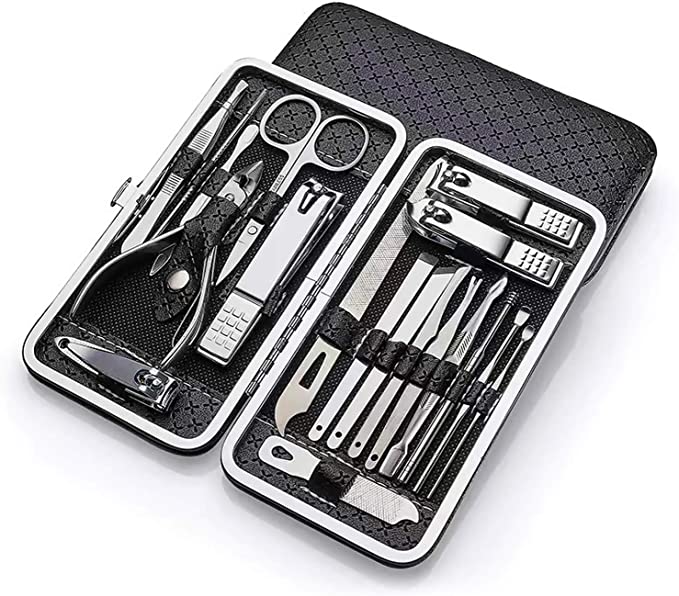 طقم العناية بالاظافر المتكامل - 19 قطعة