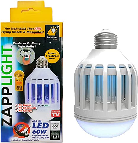 كشاف ليد وصاعق للحشرات 2 في 1