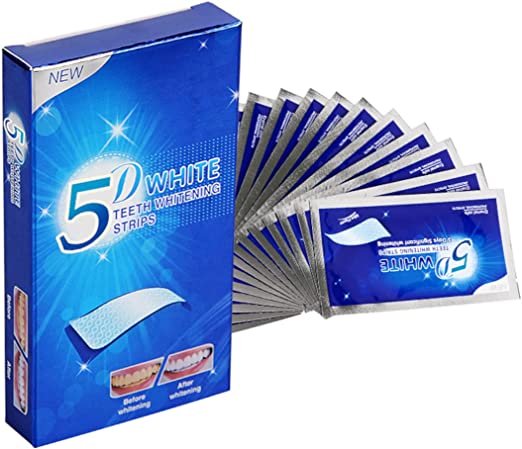 لصقة تبيض الاسنان 5D White - 7 لصقات