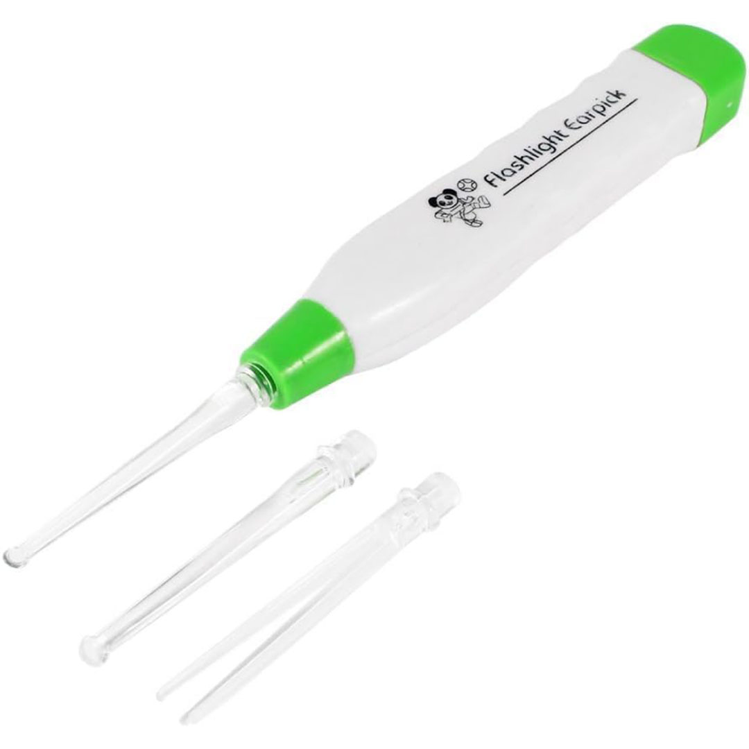 اداة تنظيف وإزالة شمع الاذن مع فلاش يدوي LED