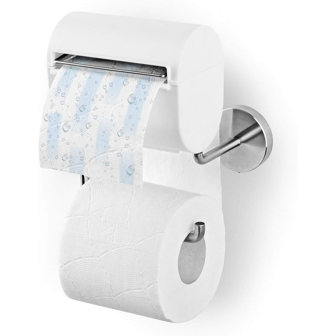 حامل ورق تواليت مع خاصية الترطيب الذكي