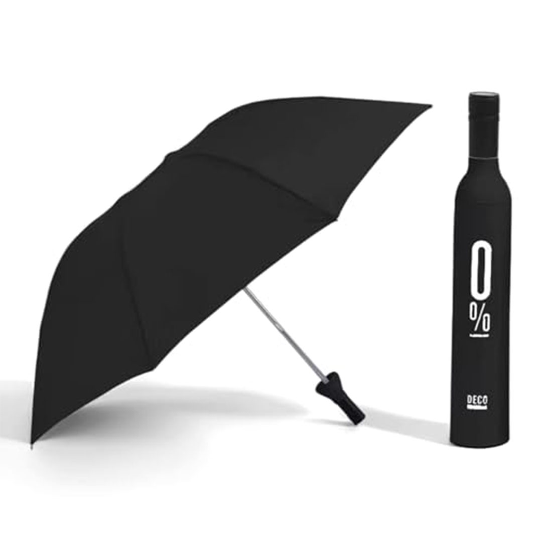 مظلة مزدوجة الطبقات قابلة للطي مع آلية فتح أوتوماتيكية - 98 سم