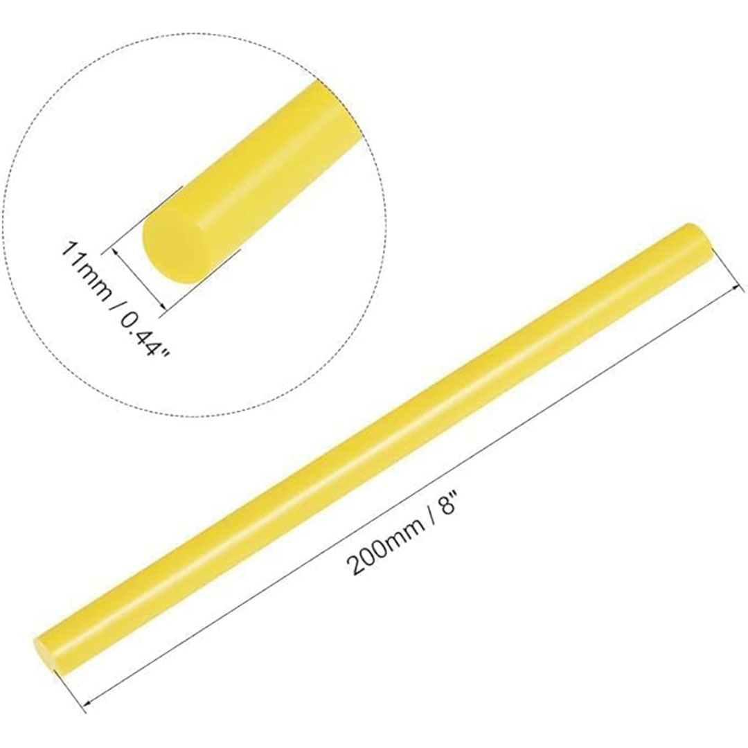 أعواد شمع البولي يوريثين الصفراء - 5 قطع