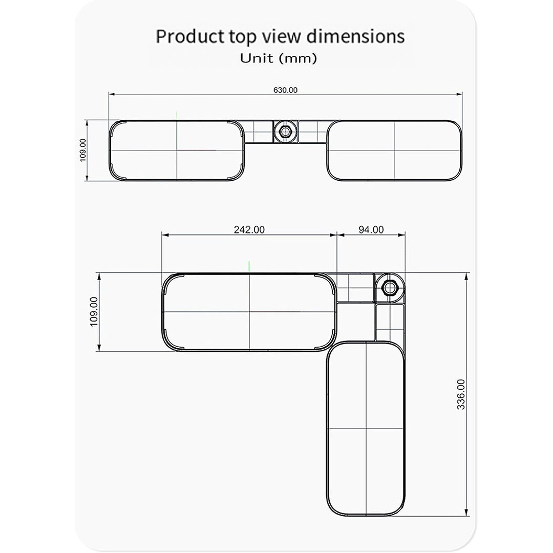 رف زاوية منظم للحمام والمطبخ