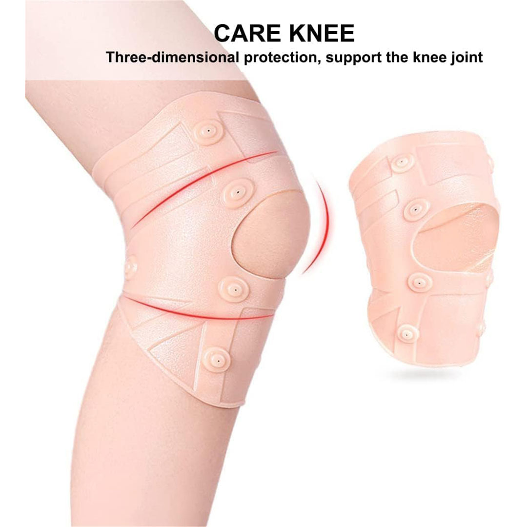 دعامة ركبة مغناطيسية من السيليكون - بيج