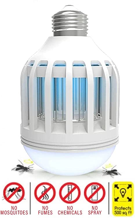 كشاف ليد وصاعق للحشرات 2 في 1