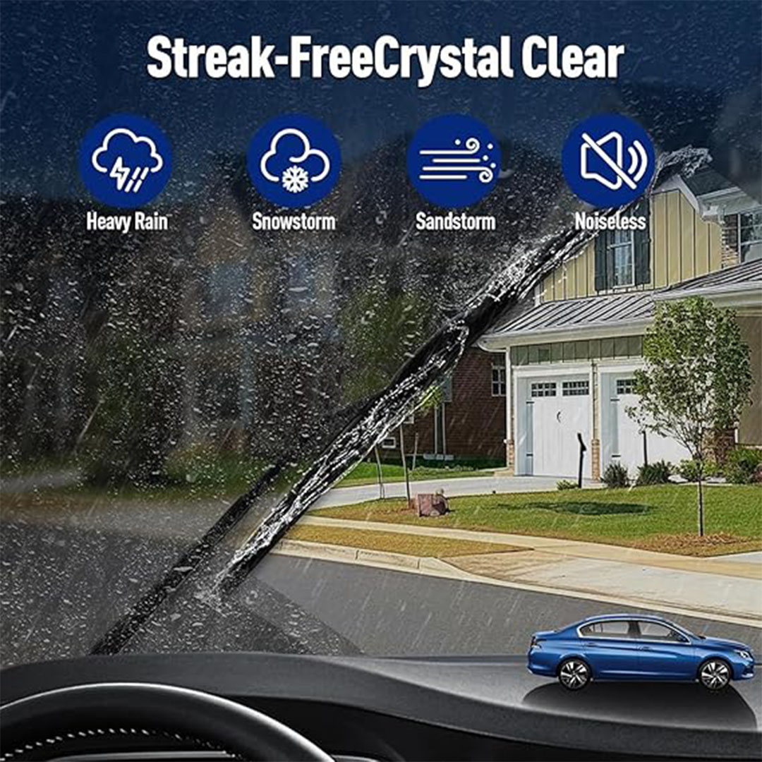 مساحات زجاج أمامي سيليكون - 24 و19 بوصة - S-Type