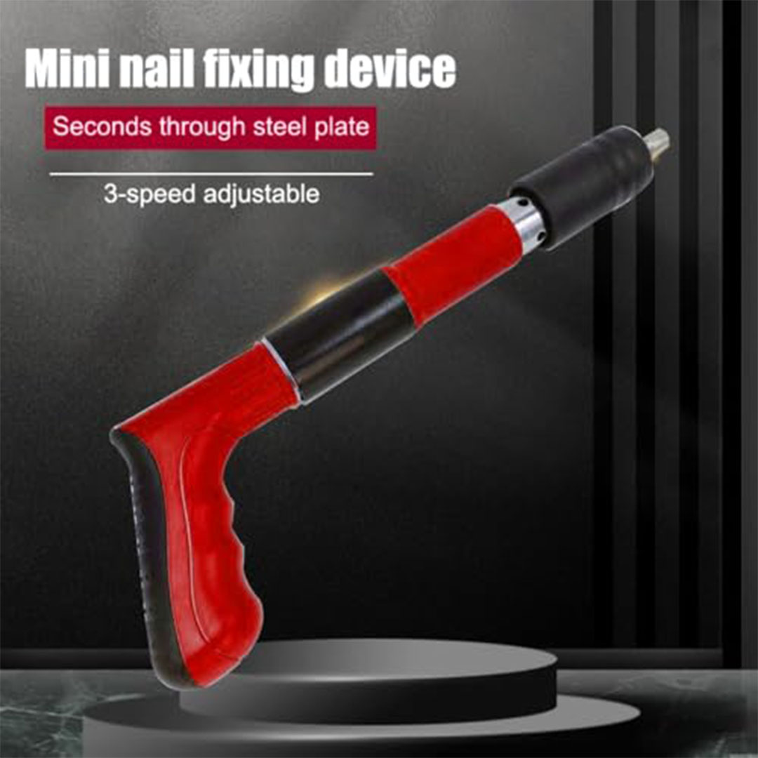 أداة تثبيت المسامير المعدنية + 10 مسامير