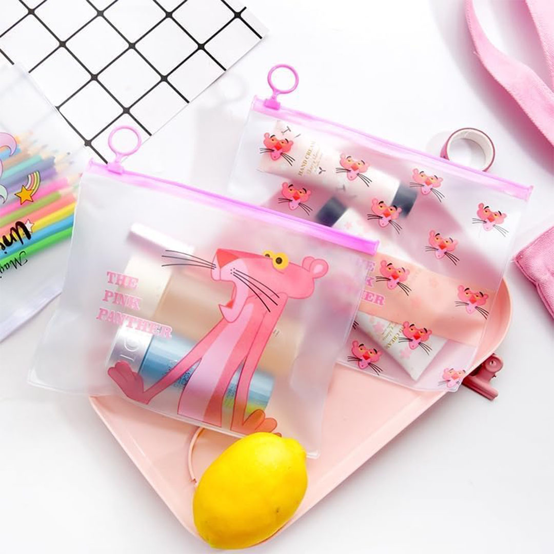 حقيبة مكياج شفافة - 10 قطع