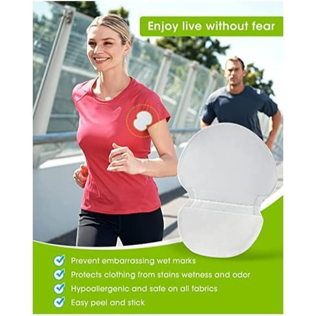 وسادات لاصقة للحماية من العرق - 6 قطع