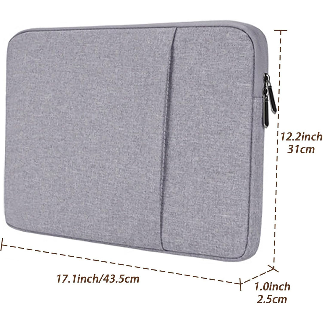 حافظة لاب توب 15.6 إنش - رمادي غامق