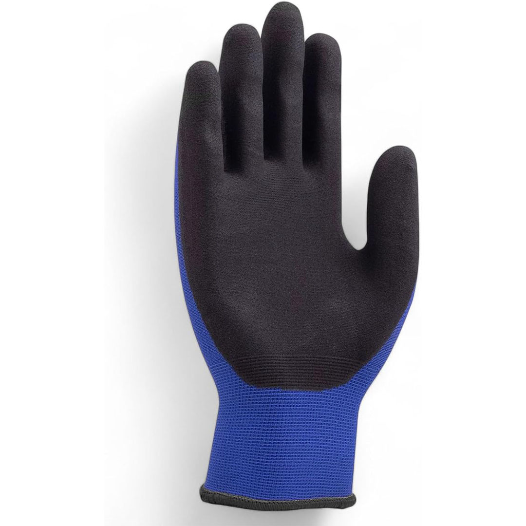 قفاز قماش صناعي مقاوم للقطع - أزرق - يمين